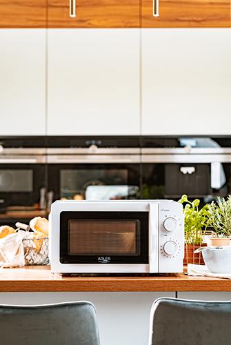 Микроволновая печь Adler AD 6205 700 Вт 20 л Белый (609430) - фото 11