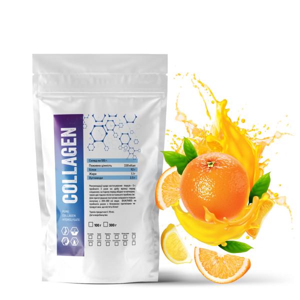 Коллаген гидролизованный в порошке Апельсин на 10 порций 100 г (21-125-kg-ap100)