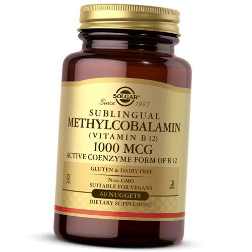 Метилкобаламин Sublingual Methylcobalamin 1000 сублингвальная 60 таблеток (36313062)