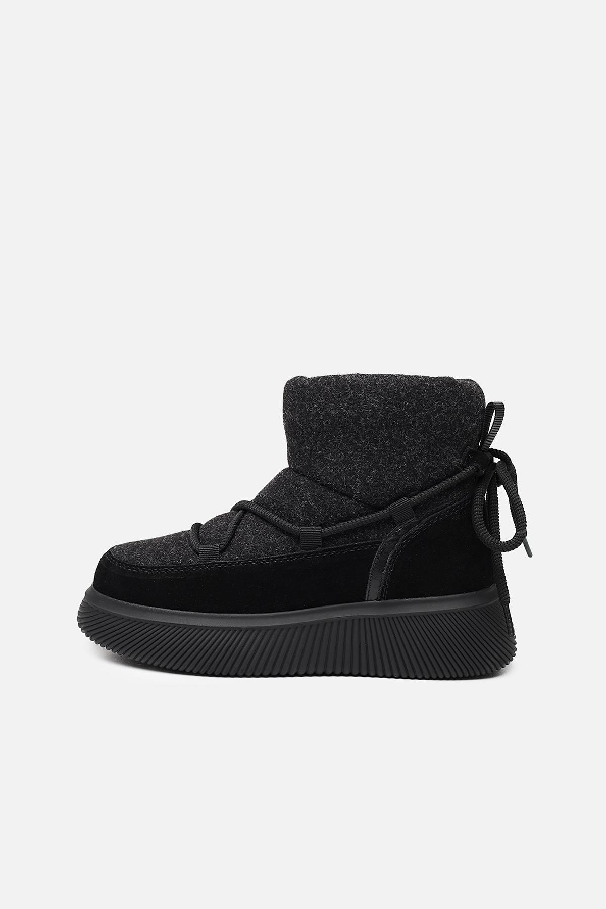 Дутики женские цвет черный 38 ЦБ-00275425