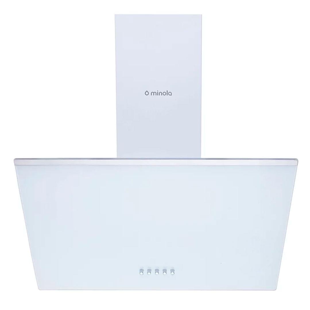 Вытяжка декоративная наклонная Minola HDN 5222 700 LED White/Inox (5902767906777) Вытяжка декоративная наклонная Minola HDN 5222 700 LED White/Inox (5902767906777)