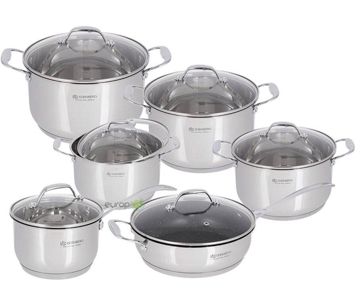 Набор кастрюль Edenberg EB-2118 12 пр.