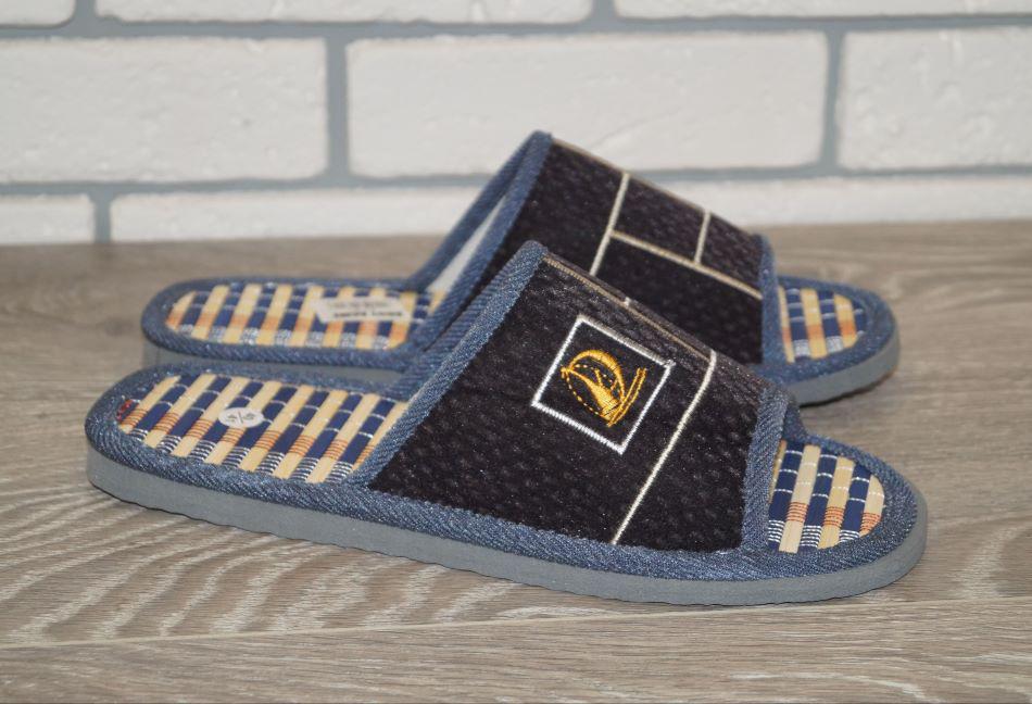 Тапочки комнатные Plaazzo р. 40/41 27,5 см Серый (30641-4041)