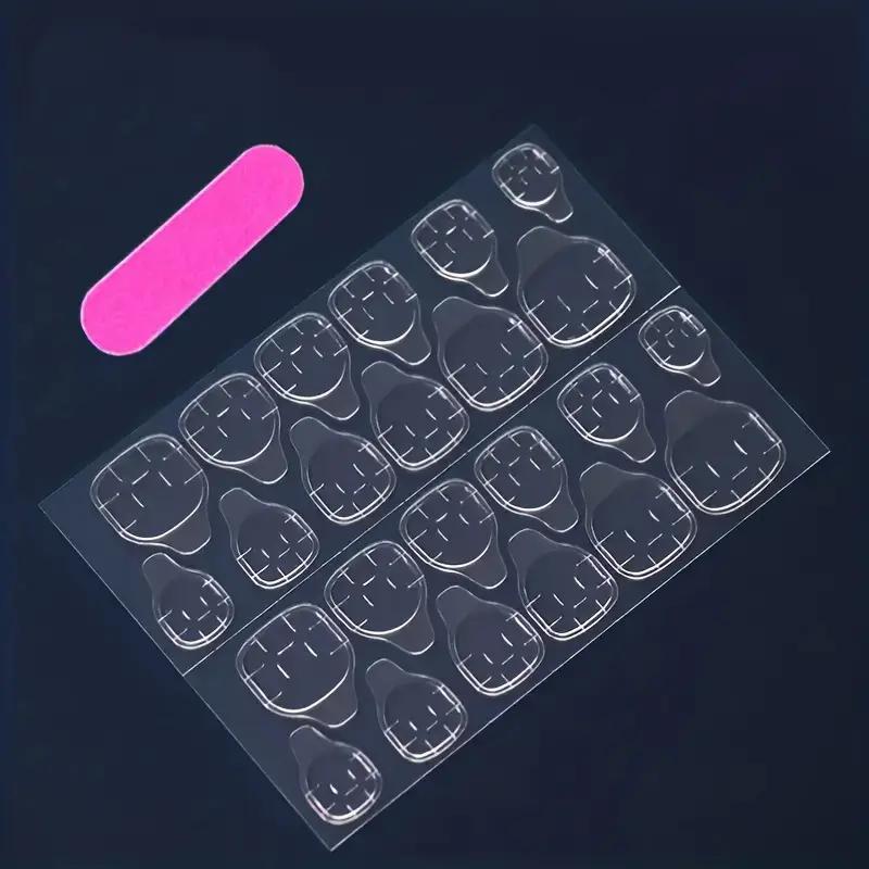 Накладные короткие ногти квадратной формы с клеевыми пластинами 24 шт. Блестящий Черный (2789190675) - фото 8 Накладные короткие ногти квадратной формы с клеевыми пластинами 24 шт. Блестящий Черный (2789190675) - фото 8