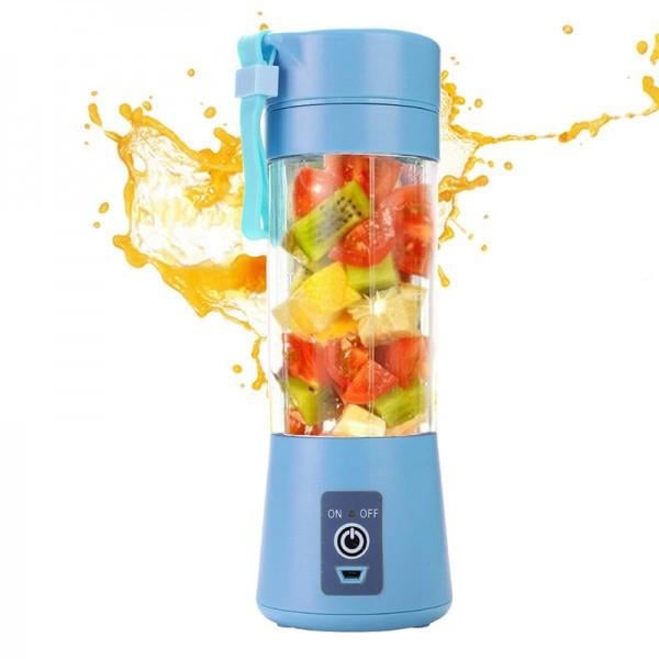 Блендер Juice Cup Fruits B77 аккумуляторный USB Голубой - фото 2