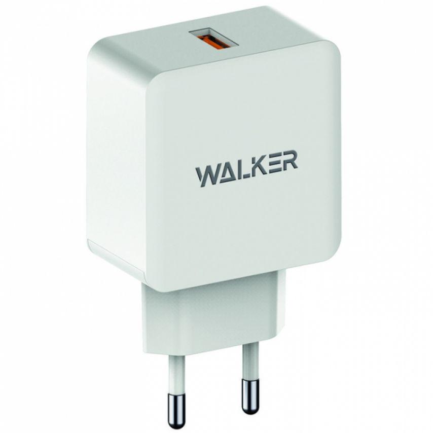 Сетевое зарядное устройство Walker WH-25 QC 3.0 1USB/2,4A White