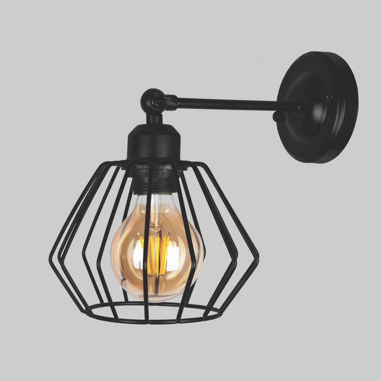 Бра лофт Чорний (56-WPR108F-1 BK)
