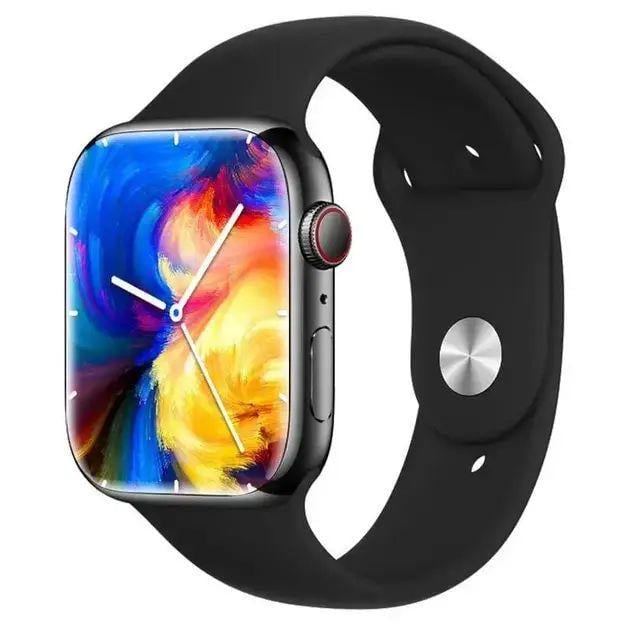 Смарт-годинник Smart Watch GS7 Pro Max IP67 320х380 45 мм 360 мАг GPS з бездротовою зарядкою Чорний (opt-105189)