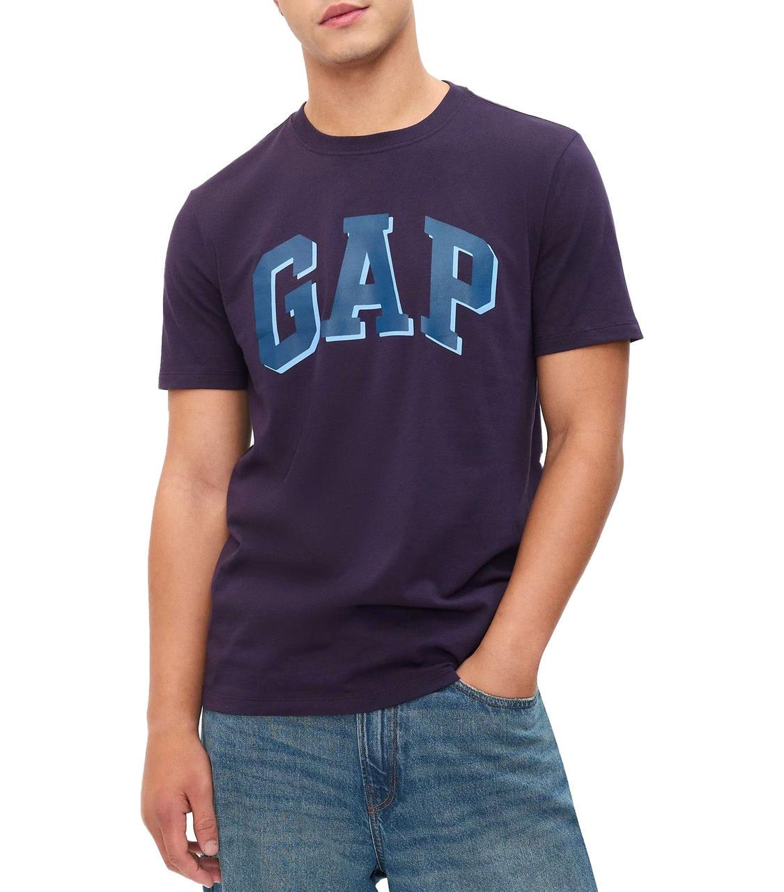 Футболка мужская GAP Everyday Soft Logo M Фиолетовый (4826241296605)
