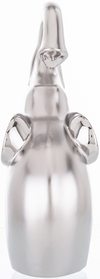 Статуетка декоративна керамічна ART-POL Слон Срібний (163807) - фото 2