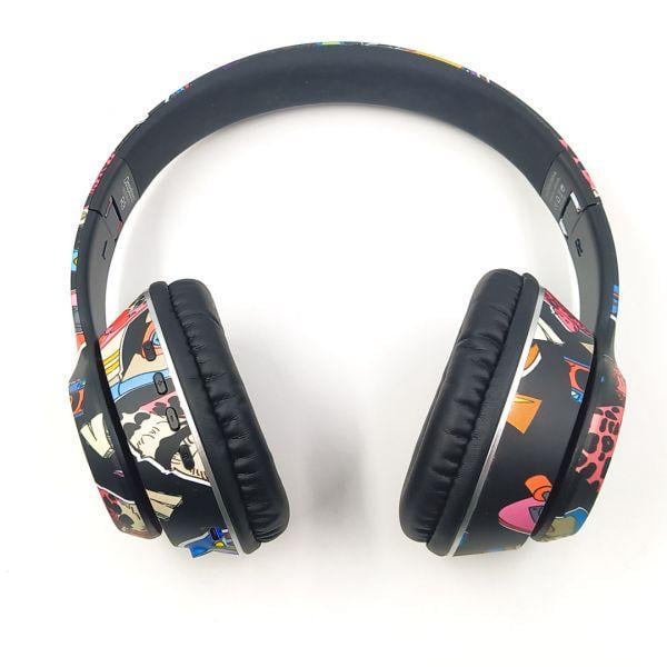 Навушники накладні Bluetooth Deepbass R9 COLORFUL + RGB (29086)