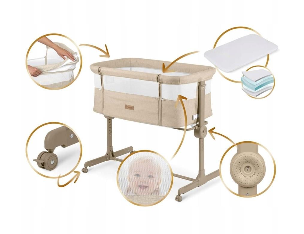 Кроватка детская приставная 0,5 м 9 кг - фото 14