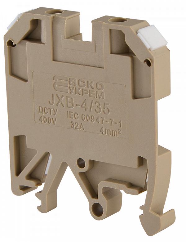 Клема гвинтова набірна АСКО-Укрем JXB 4/35 32А 4 мм2 х 40х6х46 мм Жовтий (A0130010013) - фото 4 Клема гвинтова набірна АСКО-Укрем JXB 4/35 32А 4 мм2 х 40х6х46 мм Жовтий (A0130010013) - фото 4