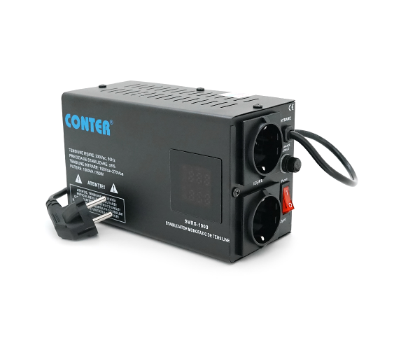 Стабилизатор напряжения релейный Conter SVRS-1000VA/750W (36325610)