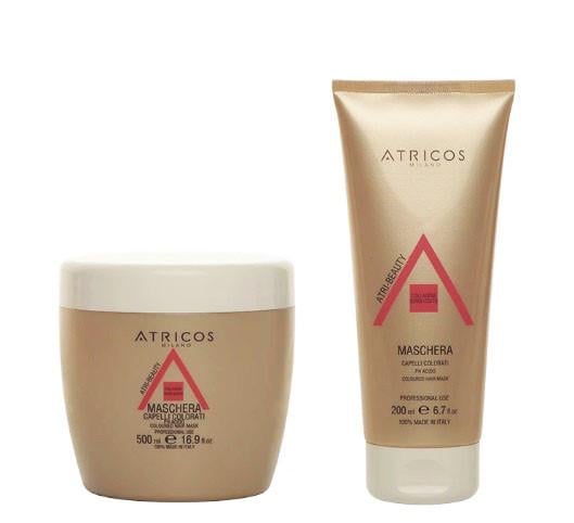 Маска для окрашенных волос с коллагеном Atricos Maschera capelli colorati al collagene 20 мл (2585912381)