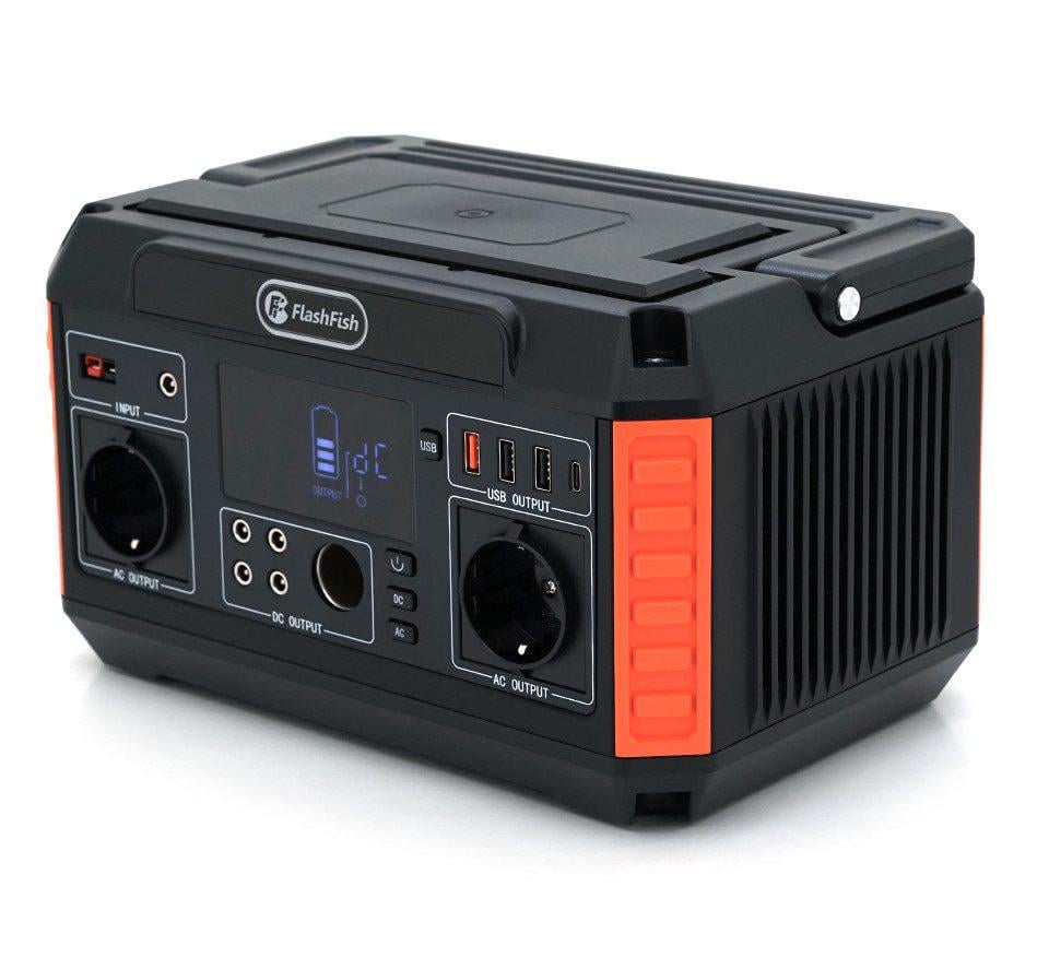 Портативная зарядная станция FlashFish P60 емкость 520 Вт/ч 140400 mAh мощность 1000 Вт (56677) - фото 2 Портативная зарядная станция FlashFish P60 емкость 520 Вт/ч 140400 mAh мощность 1000 Вт (56677) - фото 2