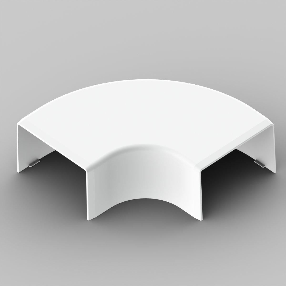 Кут закруглений KOPOS для короба LH 60x40 мм безгалогенный Белый (8653RHF_HB)