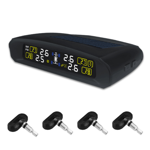 Система контролю тиску і температури в шинах TPMS Careud T880