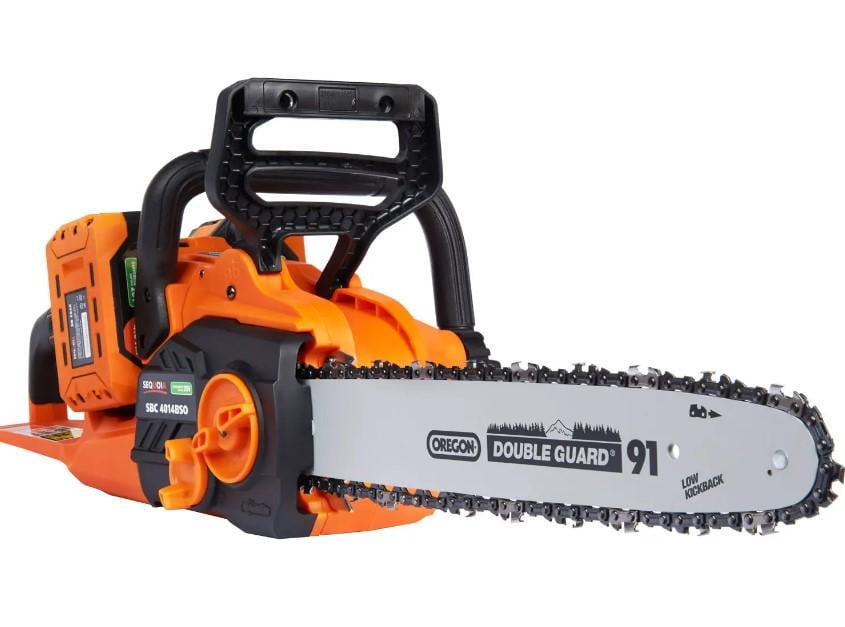 Цепная пила аккумуляторная SEQUOIA с АКБ и ЗУ SBC4014BSO-E2W (53097) - фото 3