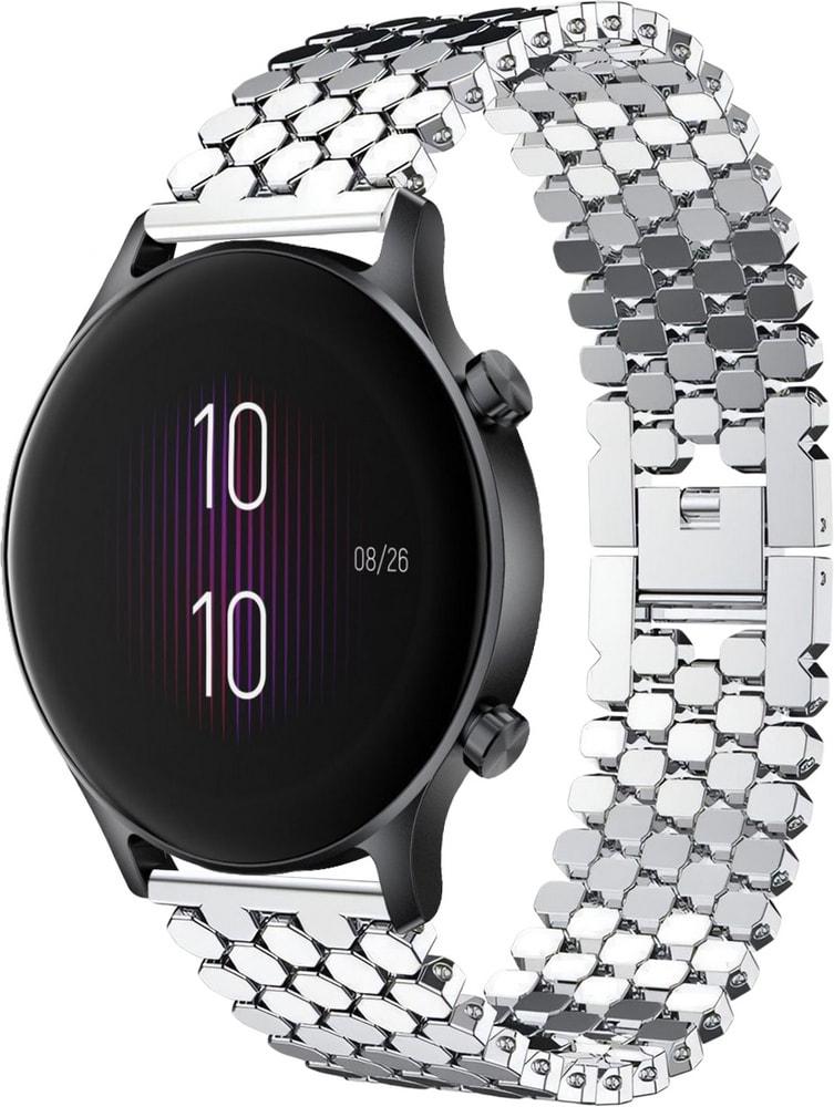 Металлический Ремешок Scaly для Haylou LS04 RS3 Silver (28787-59)