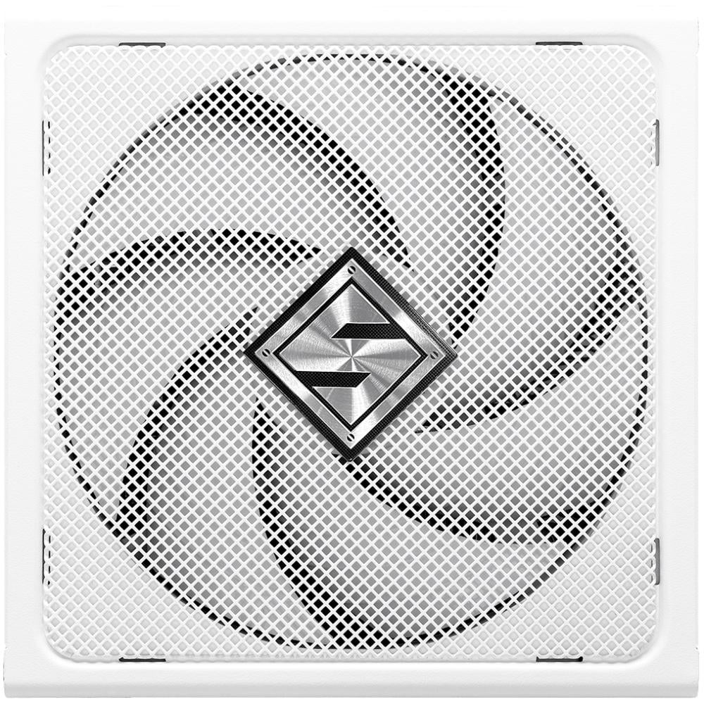 Блок живлення для комп'ютера ASRock SteelLegend White SL-1000GW 1000W ATX 3.1 135mm 80+ Gold Fully Modular Retail (SL-1000GW)