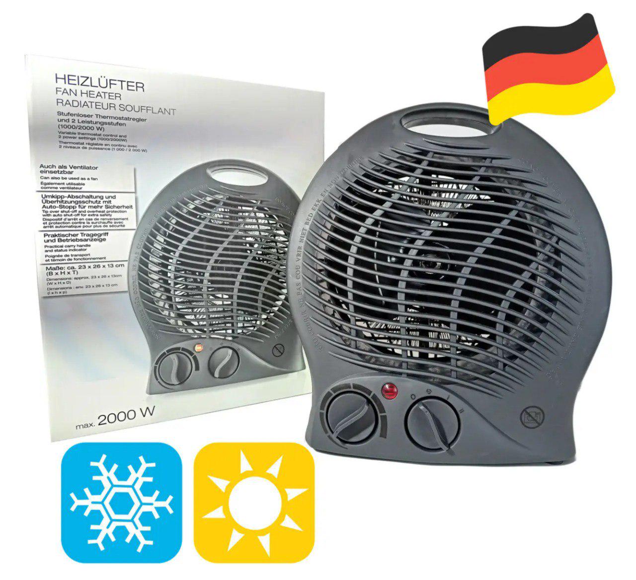 Тепловентилятор Silver Crest LHL B1 Bl 2000 Вт (934cff6c) - фото 3 Тепловентилятор Silver Crest LHL B1 Bl 2000 Вт (934cff6c) - фото 3