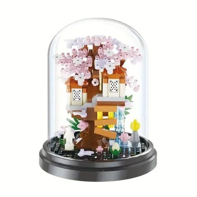 Конструктор в колбе Весна с деревом на 253 деталей (618)