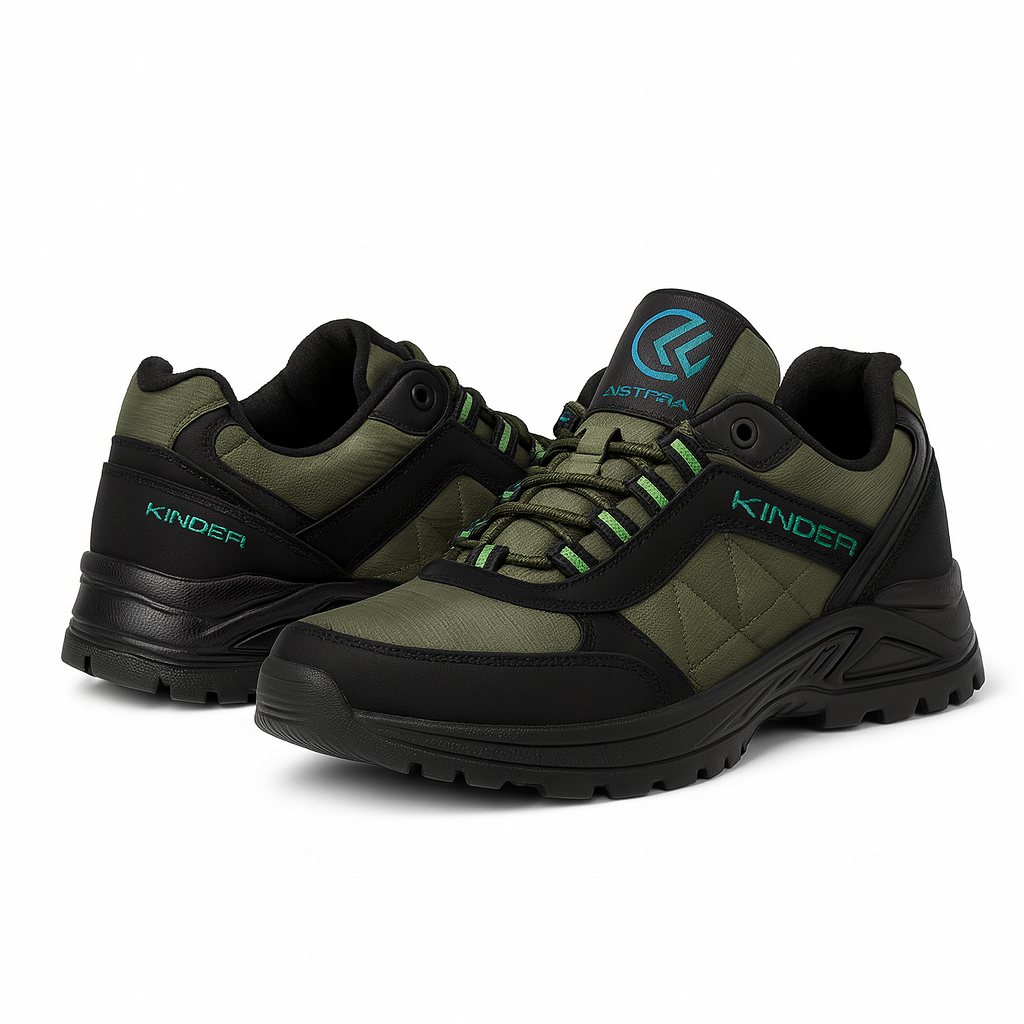 Кроссовки мужские зимние Kindzer К-87 на флисовой подкладке р. 40 Олива (8740)