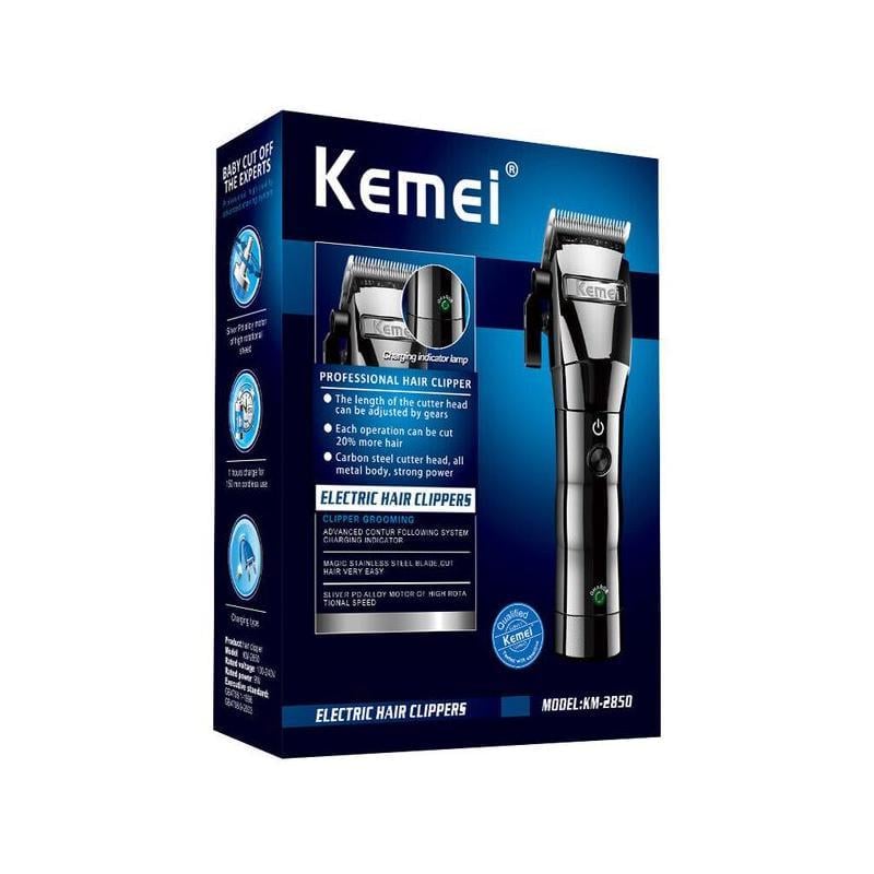 Триммер для волос и бороды Kemei KM-2850 с 4 насадками (KM-2850) Триммер для волос и бороды Kemei KM-2850 с 4 насадками (KM-2850)