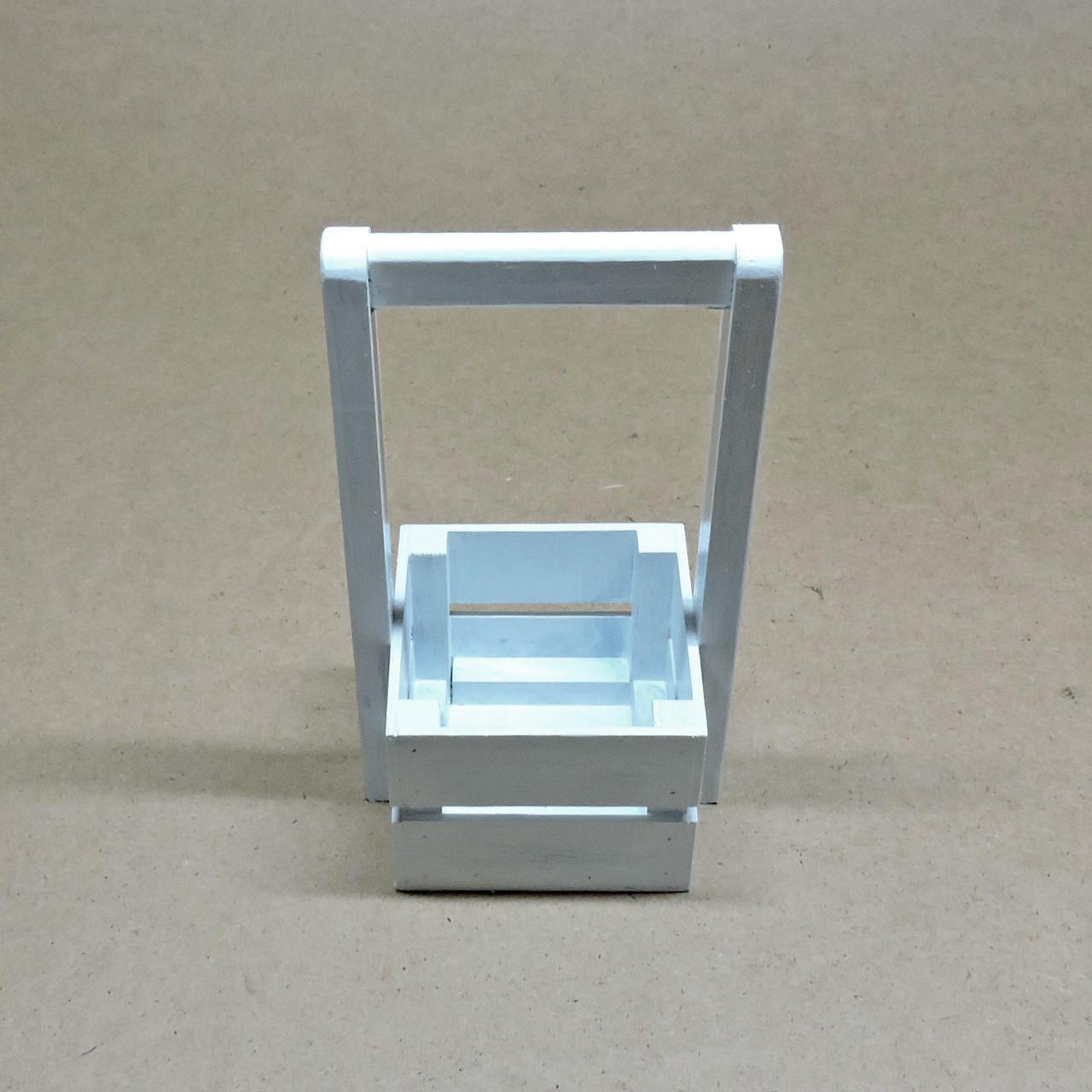 Корзинка подарочная из дерева Шервуд 12х12 см Зефир (ПДК-0021120) - фото 4