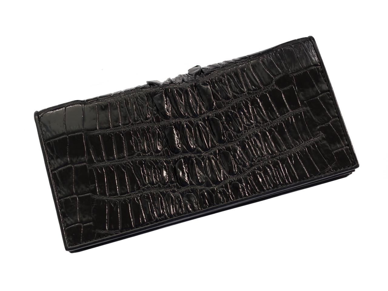 Кошелек Ekzotic Leather из кожи крокодила Черный (cw11_2)