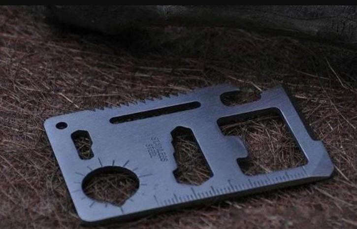 Мультитул універсальний з нержавіючої сталі у вигляді кредитної картки (2104618610) - фото 2 Мультитул універсальний з нержавіючої сталі у вигляді кредитної картки (2104618610) - фото 2