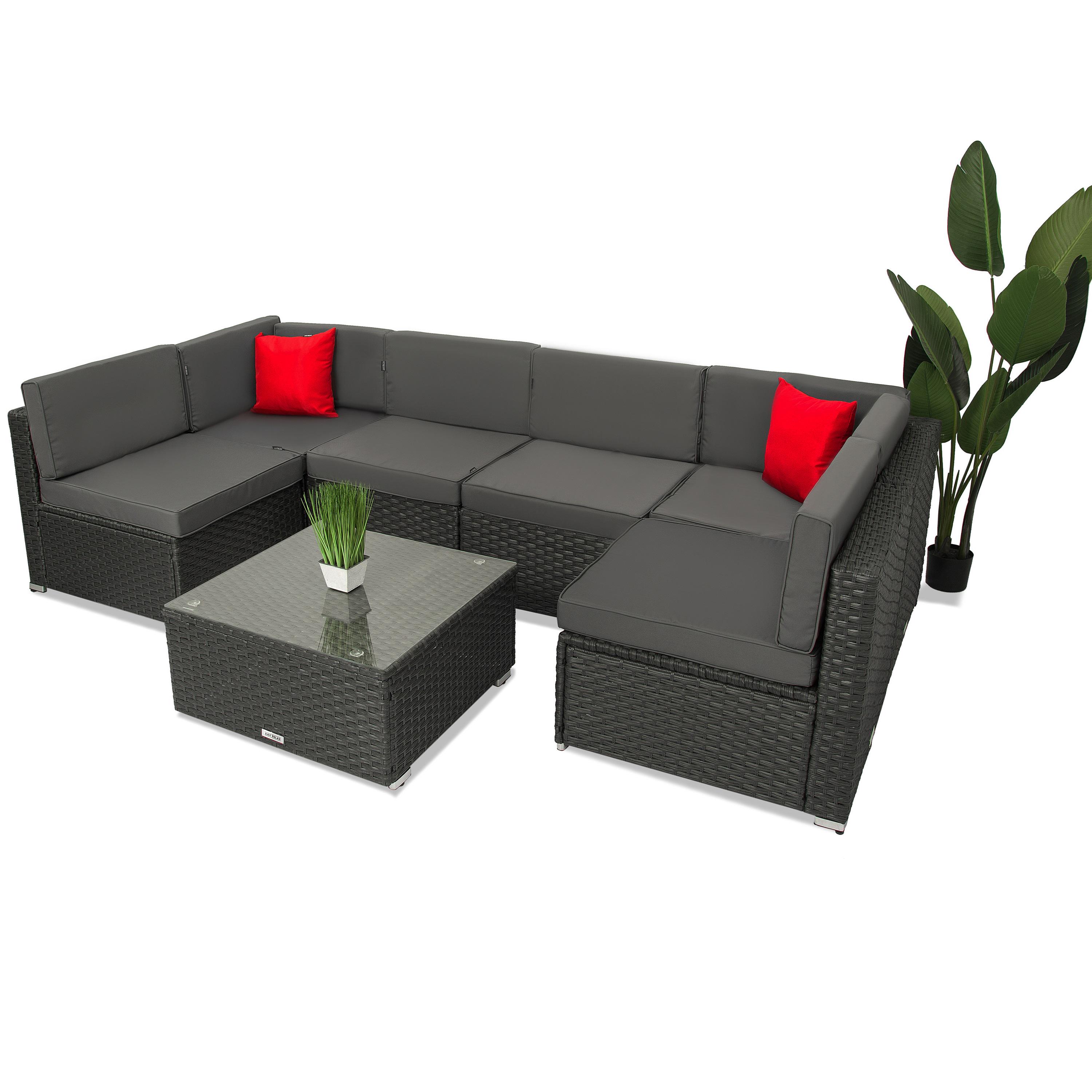 Набор садовой мебели Just Relax Lounge Teracce 7 Графитовый (333 Graphite) - фото 4