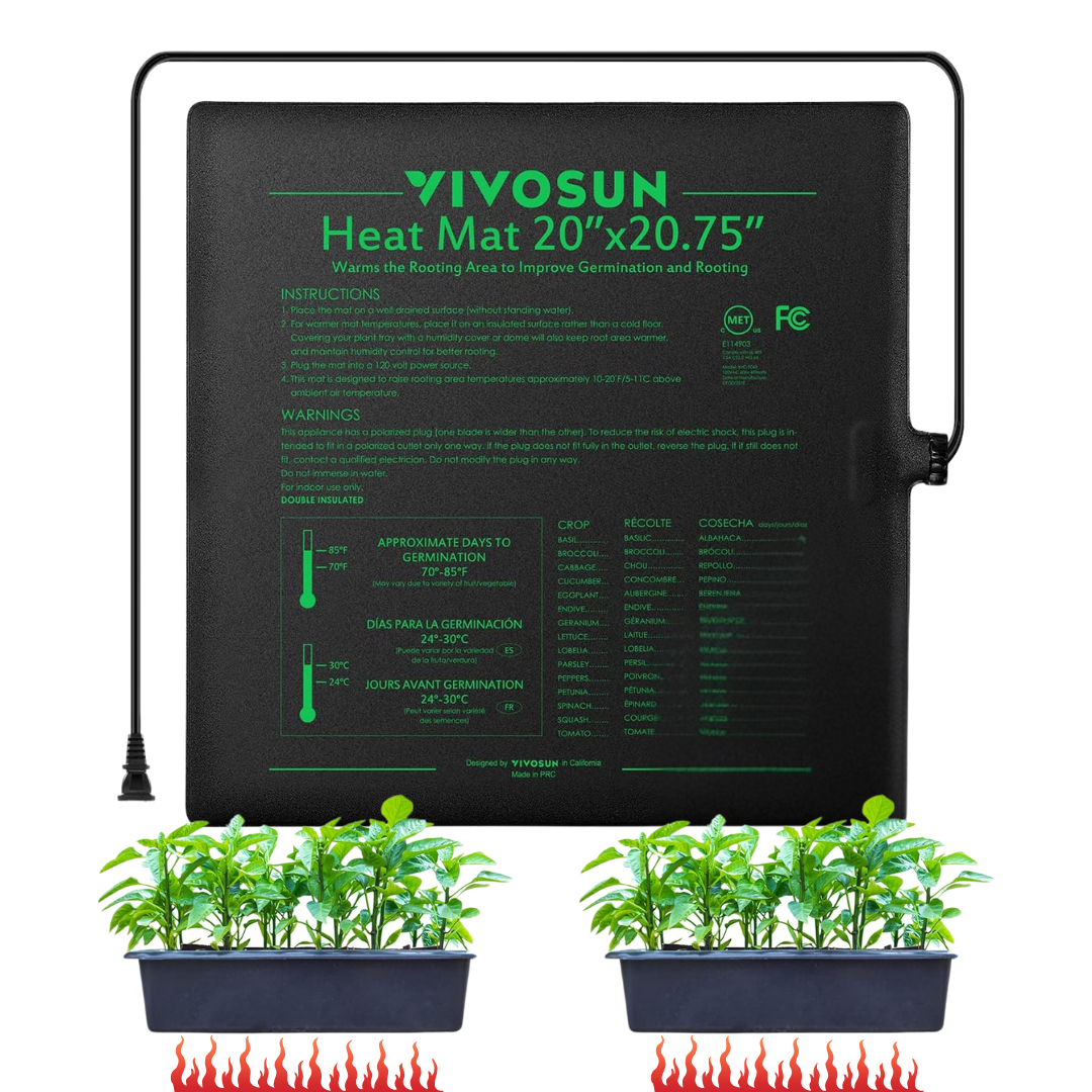 Термоковрик для рассады с быстрым нагревом 40 Вт 50x52 см - фото 6 Термоковрик для рассады с быстрым нагревом 40 Вт 50x52 см - фото 6