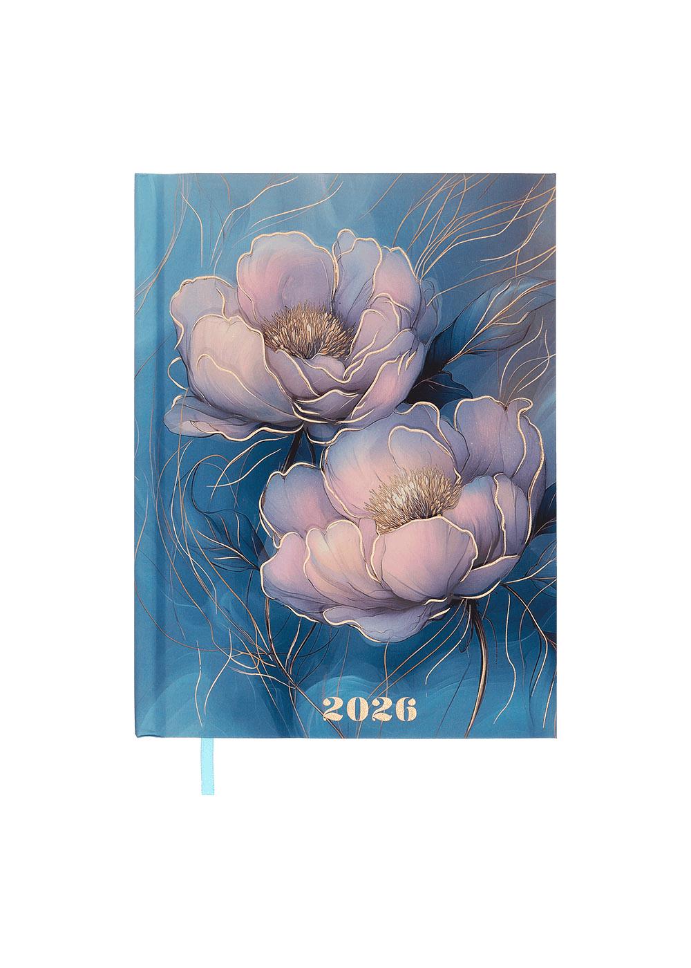 Ежедневник Buromax 2026 NOVEL А5 датированный Голубой (BM.2103-14)