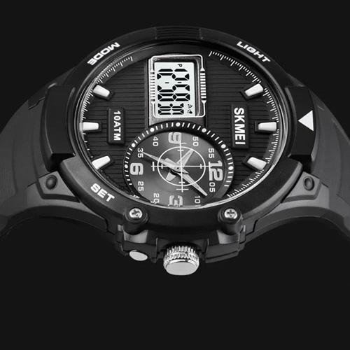 Наручний годинник з підсвічуванням Skmei 1761BKWT 3 ATM 49 мм Black - фото 5 Наручний годинник з підсвічуванням Skmei 1761BKWT 3 ATM 49 мм Black - фото 5