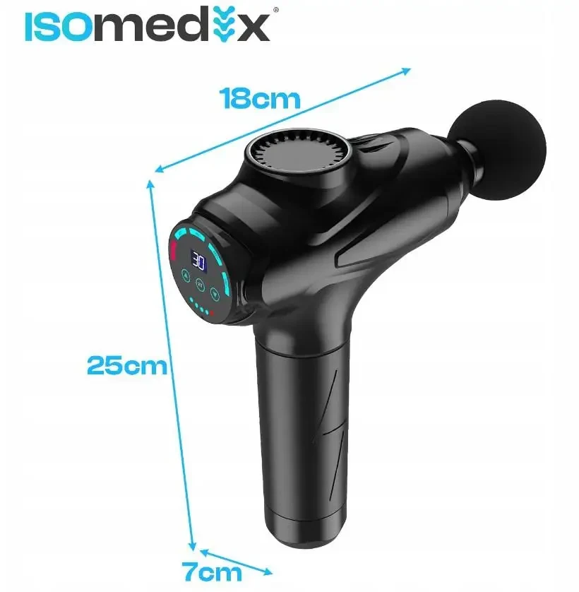 Массажер-пистолет для тела Isomedix 26441 перкуссионный (26441) - фото 3