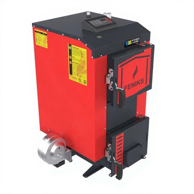 Котел твердопаливний Feniks A Plus 12 кВт з електронним управлінням (F.FAA12) Котел твердопаливний Feniks A Plus 12 кВт з електронним управлінням (F.FAA12)