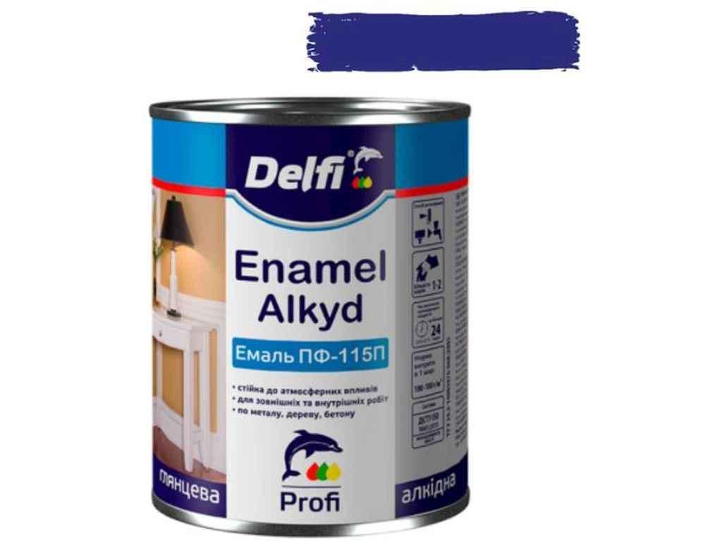 Эмаль алкидная ПФ-115 Delfi 2,8 кг Синий (483587)