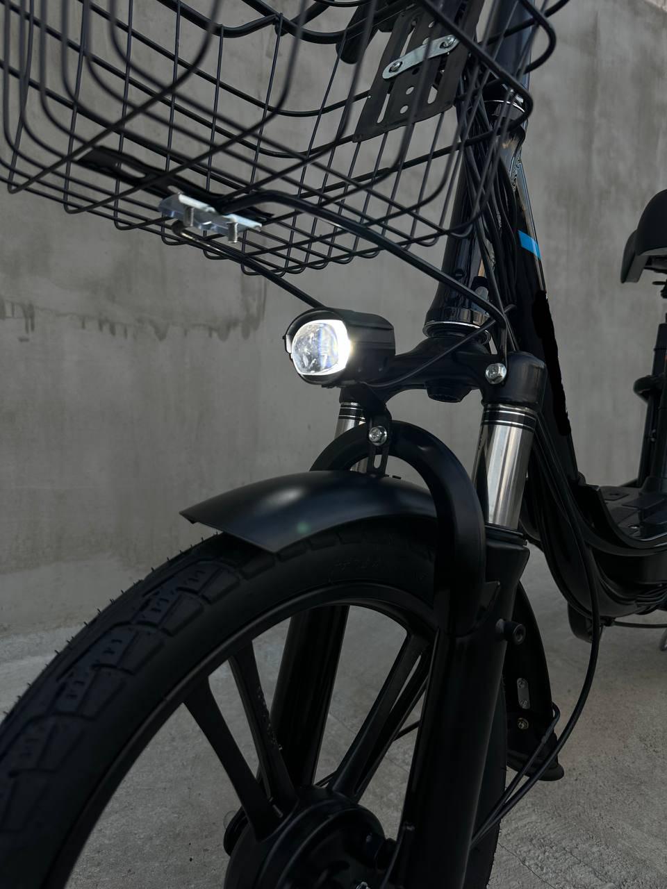 Электровелосипед Minako U18 двухместный 18" 600 W/48 V/18 Ah с грузовым усиленным багажником Черный - фото 15 Электровелосипед Minako U18 двухместный 18" 600 W/48 V/18 Ah с грузовым усиленным багажником Черный - фото 15