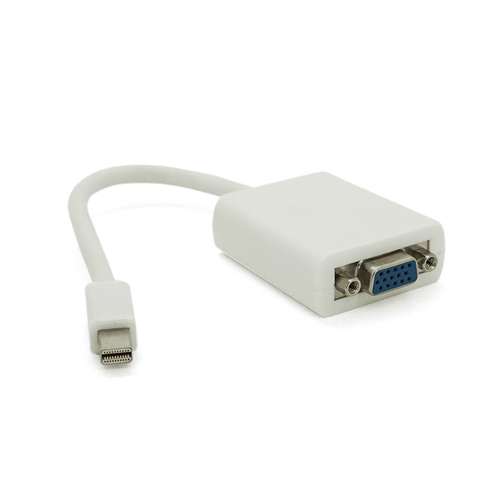 Конвертер mini DisplayPort VGA папа 4K/2K для старых устройств 30 см Белый (YUT_V4657)