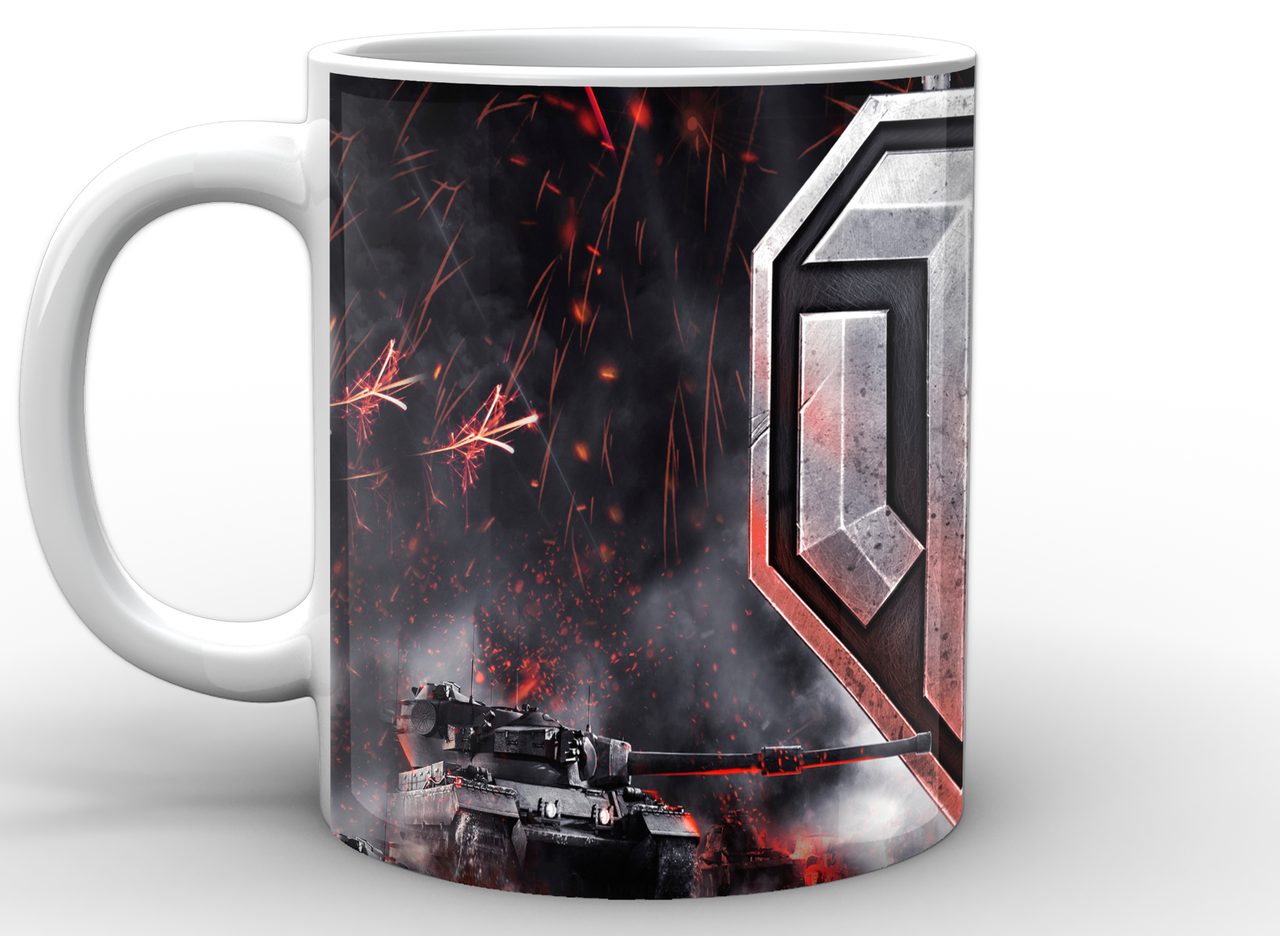 Чашка World of Tanks Мир танков Лого WT.02.006