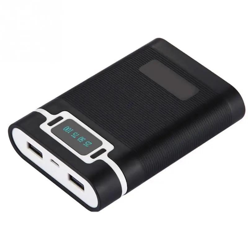 Корпус powerbank под аккумуляторы 4x18650 max 10000 mAh 22,5W PD QC USB Type-C DIY Черный (M08C225W)