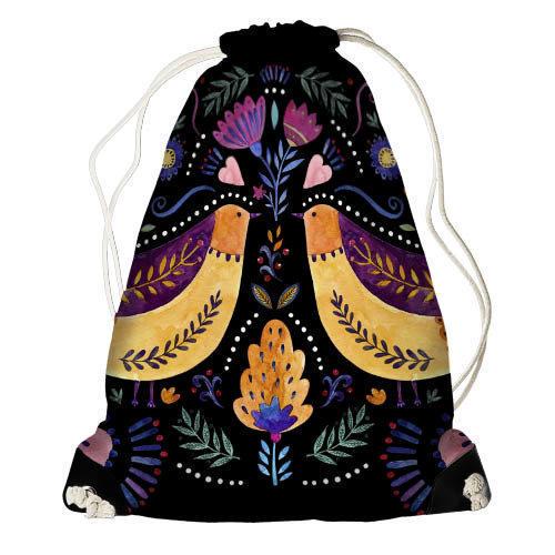 Рюкзак-мешок Presentville Птички (RM FFL006 BL) Рюкзак-мешок Presentville Птички (RM FFL006 BL)