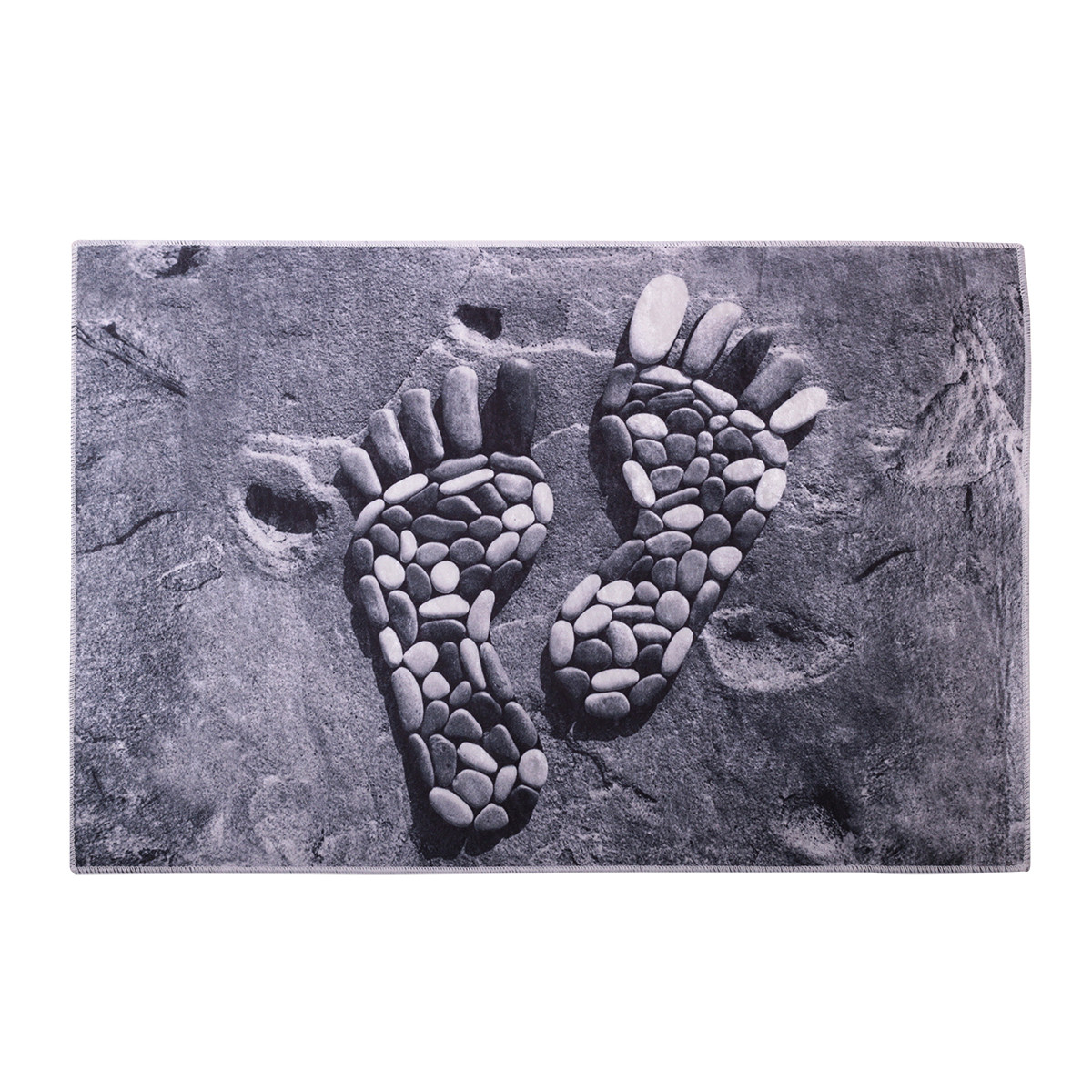 Коврик Besser Banyolin антискользящий 50х70 см Серый (KM-36420SR) Коврик Besser Banyolin антискользящий 50х70 см Серый (KM-36420SR)