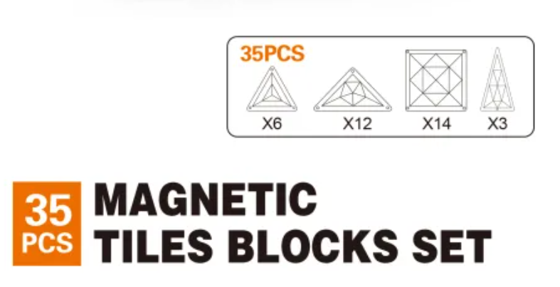 Конструктор магнитный 3D Кораблик с большими деталями 35 деталей (2702788777) - фото 6 Конструктор магнитный 3D Кораблик с большими деталями 35 деталей (2702788777) - фото 6