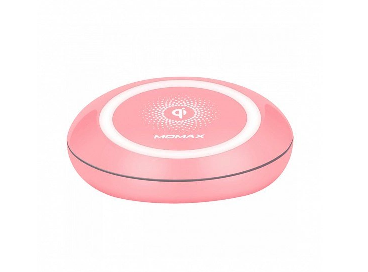 Зарядное устройство Momax UD2B Q.Dock Support Qi Wireless Charger Pink