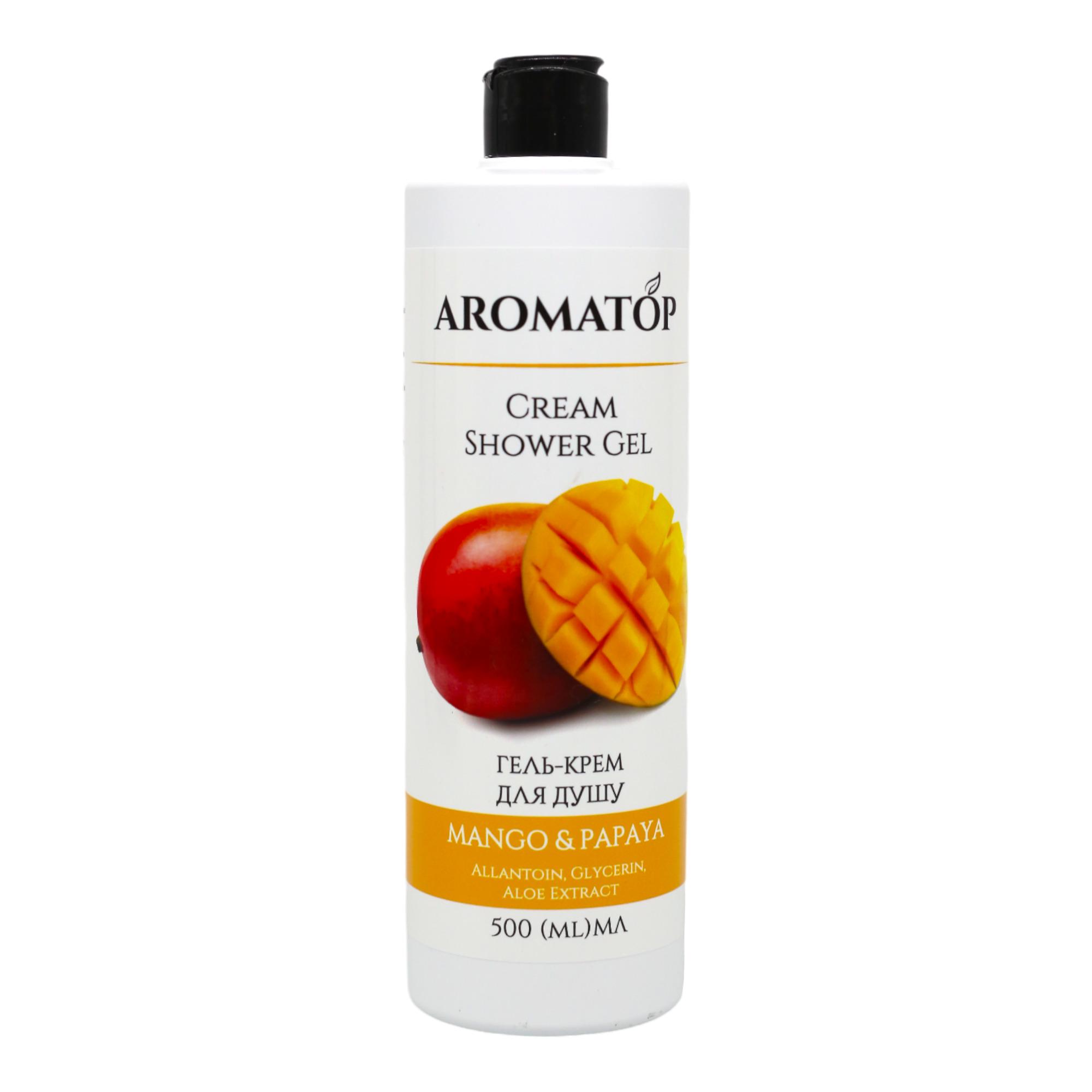 Крем-гель для душа Aromatop Манго и Папайя 500 мл (НФ-00007282)