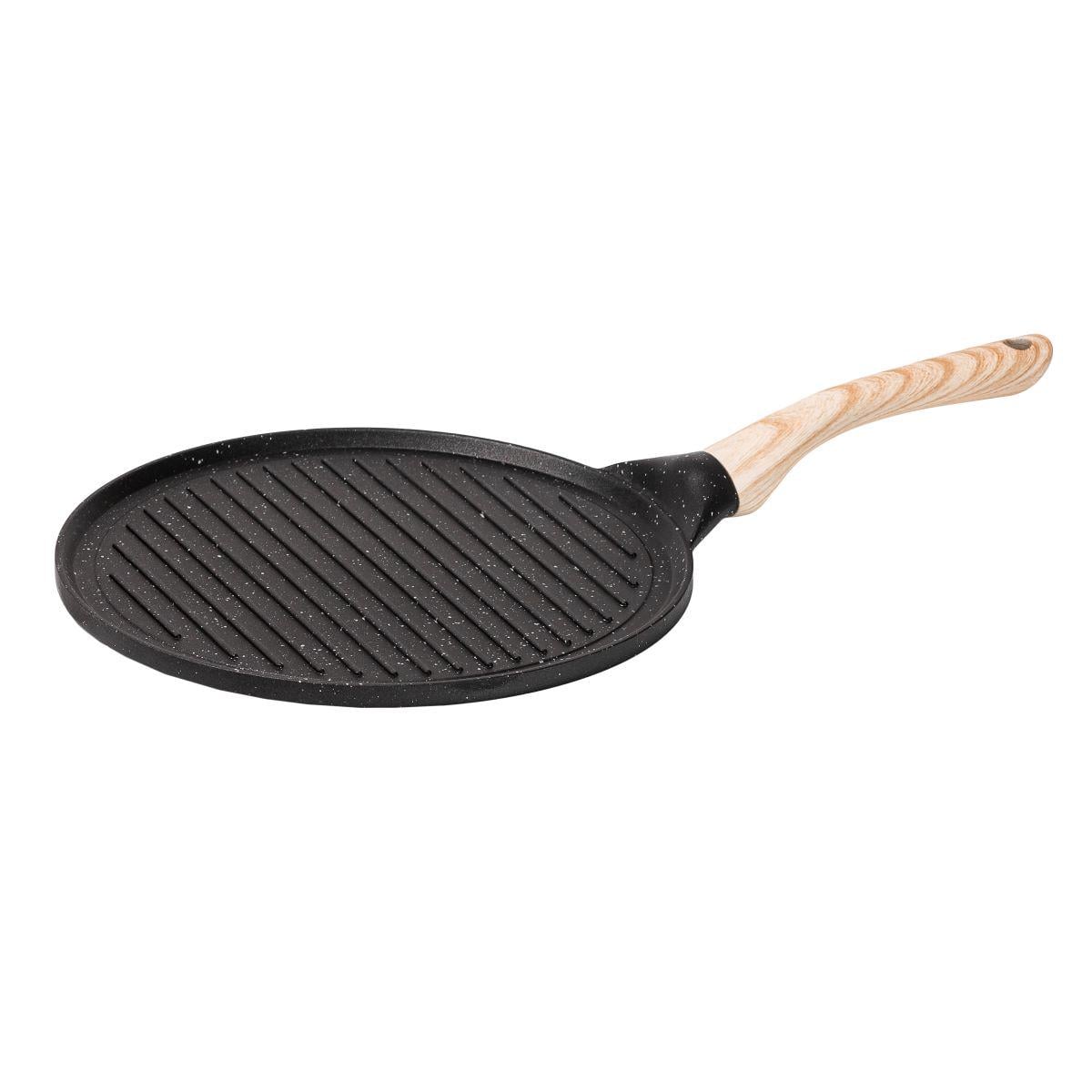 Сковорода гриль с гранитным покрытием 26,5 см Черный (HP39581B)