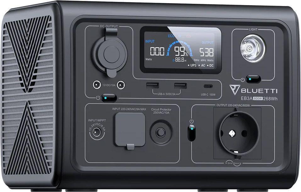 Зарядная станция BLUETTI EB3A 600W 268Wh - фото 3 Зарядная станция BLUETTI EB3A 600W 268Wh - фото 3